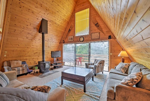 A-Frame Cabin with Mtn Views - 4 Mi to Cripple Creek! image 22